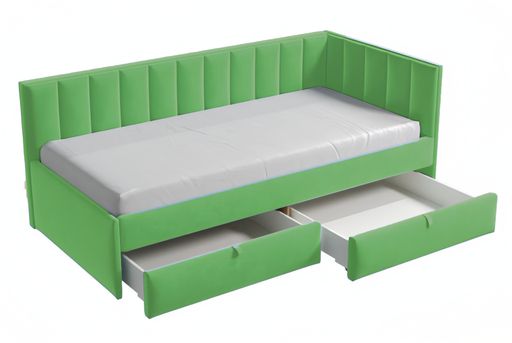 Диван Кэмбридж (900х2000) ,зеленый ,правый
